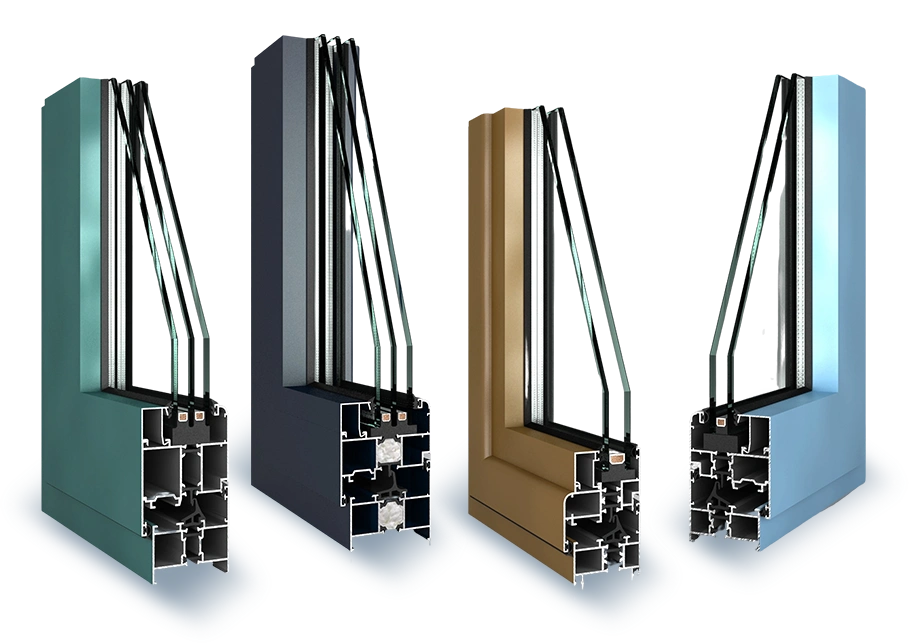 PRODUCTOS DE PERFILES DE ALUMINIO PARA PUERTAS Y VENTANAS